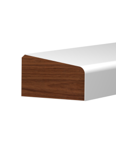 Kohler glaslat A4 17x28 mm wit - 3 meter