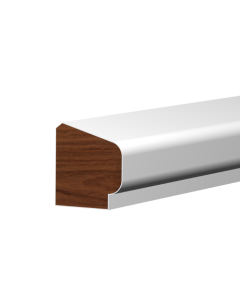 Kohler glaslat E2 17 x 19 mm wit - 3 meter