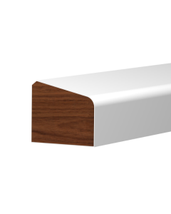 Kohler glaslat C1 17x19 mm wit - 3 meter Kohler glaslat C1 17x19 mm wit - 3 meter