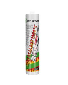 Zwaluw Fire Sealant 1200C hittebestendige kit zwart - 310 ml