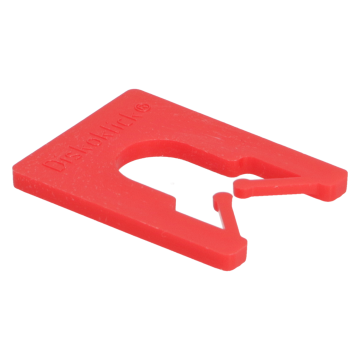 Kohler uitvulplaatjes 40x30x3 mm rood - 100 stuks