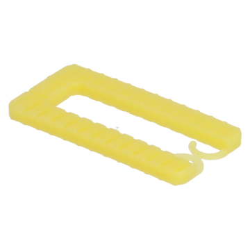 Kohler vulplaatjes 60x30x4 mm geel - 100 stuks