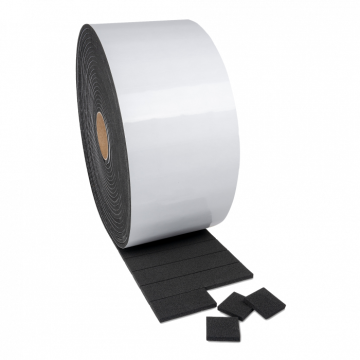 Vito zelfklevende rubber blokjes 40x40x7 mm Vito zelfklevende rubber blokjes 40x40x7 mm