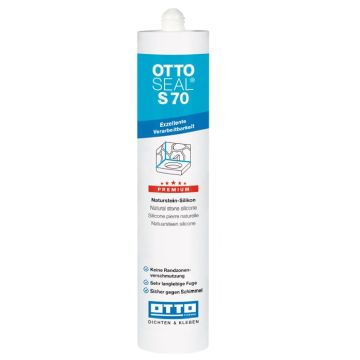 OTTOSEAL S70 natuursteen siliconenkit  mat zwart - 310 ml