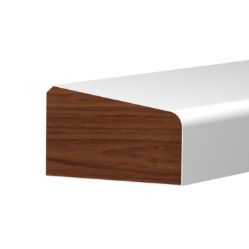 Kohler glaslat A4 17x28 mm wit - 3 meter