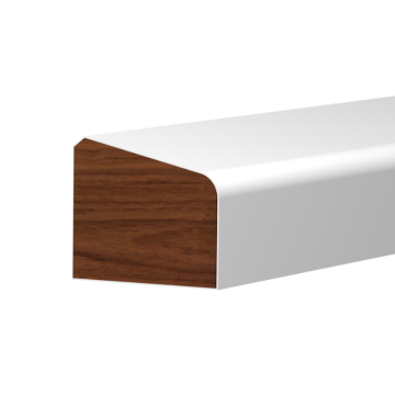 Kohler glaslat C1 17x19 mm wit - 3 meter Kohler glaslat C1 17x19 mm wit - 3 meter